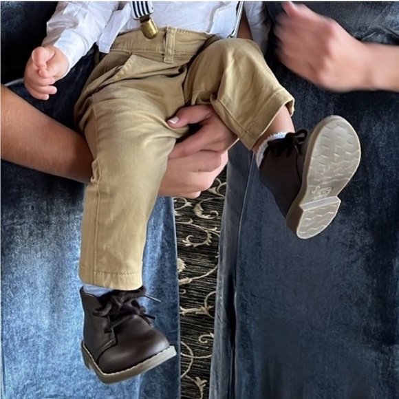 The Children's Place Brown Lace-Up Boots 👞 - Picture 2 of 5